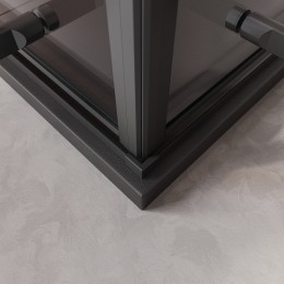 Душевой уголок Cezares Liner 90x90 LINER-A-2-90-C-NERO