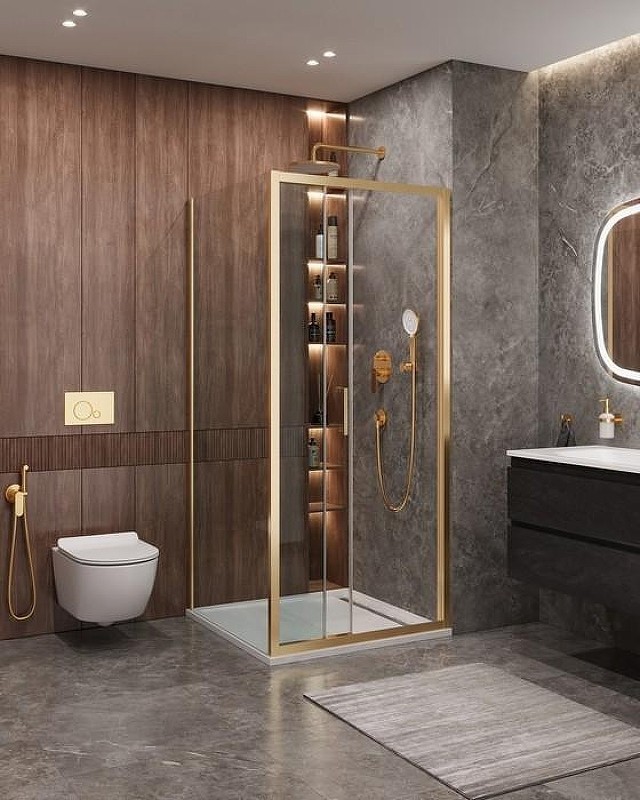 Душевой уголок Cezares Molveno 90x90 MOLVENO-AF-31-90-C-BORO-IV