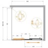 Душевой уголок Cezares Molveno 90x90 MOLVENO-AF-31-90-C-BORO-IV