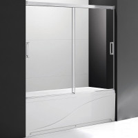Шторка на ванну Cezares Tandem Soft VF-2 200х145