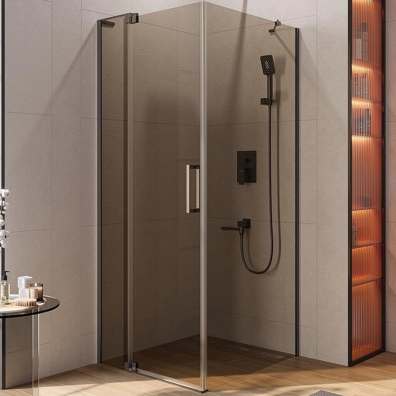 Душевой уголок Cezares Slider 90x80 SLIDER-AH-1-80-80/90-BR-GM