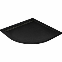 Душевой поддон из искусственного камня Cezares Tray AS 90х90 TRAY-AS-R-90-30-NERO