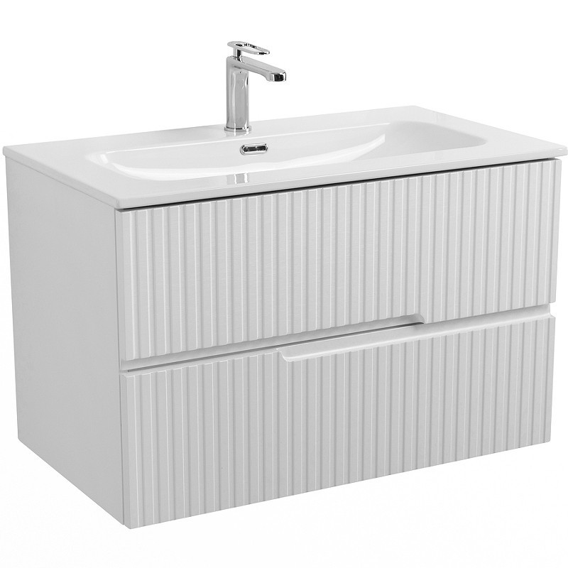 Тумба под раковину Cezares Duet-N 80 DUET-N-800-2C-SO-BL подвесная