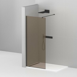 Душевая перегородка Cezares Liberta 110 LIBERTA-L-1-110-120-BR-NERO