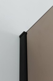 Душевая перегородка Cezares Liberta 110 LIBERTA-L-1-110-120-BR-NERO