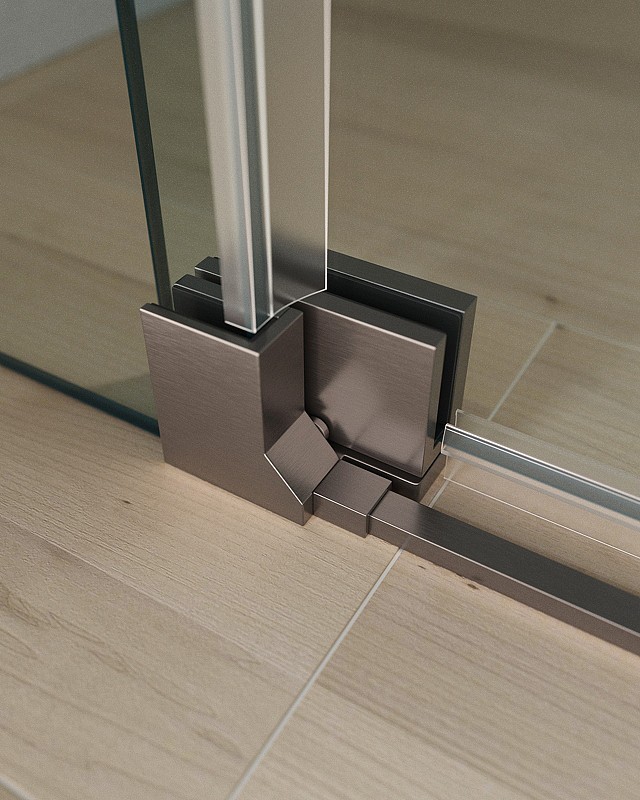 Душевой уголок Cezares Slider 90x80 SLIDER-AH-1-80-80/90-C-GM