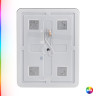 Зеркало Cezares Multicolore 80 CZR-SPC-MC-800-800-RGB-TCH с подсветкой