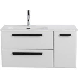 Тумба под раковину Cezares Eco-Cer-N 100 L ECO-CER-N-1000-2C-1A-SO-BL-L подвесная