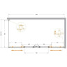 Душевой уголок Cezares Molveno 180x90 MOLVENO-AH-2/1-180/90-C-Cr-IV.